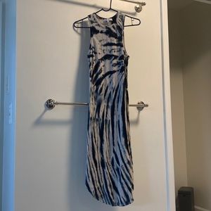 Young fabulous and broke tie dye midi dress size medium